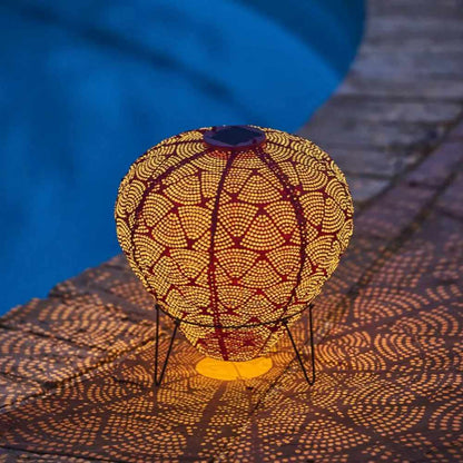 Solar Lantern Hot Air Balloon Warm White LED