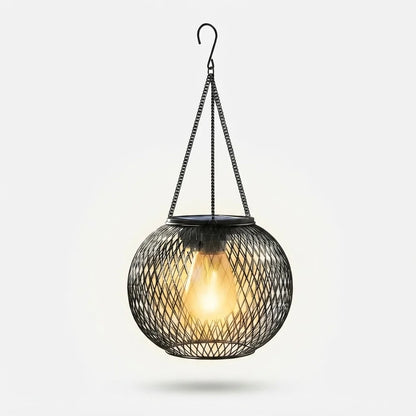 Solar Lantern Weatherproof Metal-ABS 36-Hour Runtime