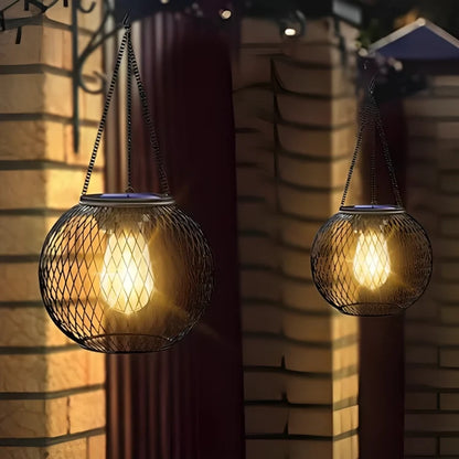 Solar Lantern Weatherproof Metal-ABS 36-Hour Runtime