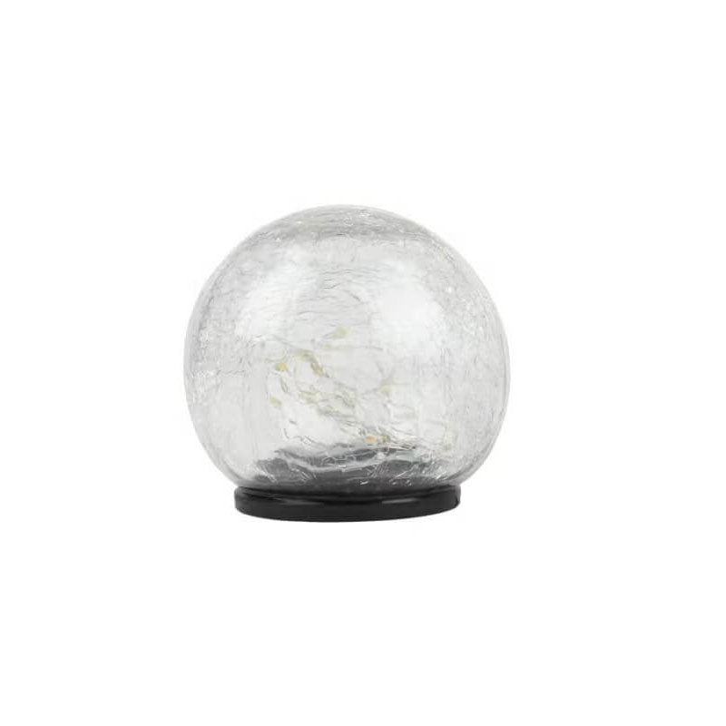 Solar Path Light Crackle Glass Automatic Warm White