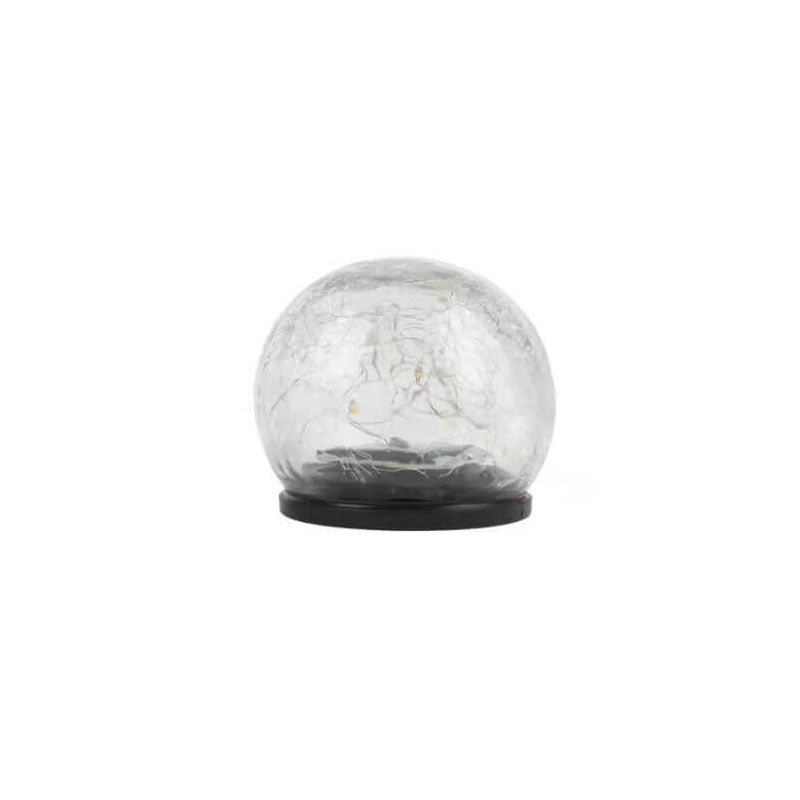 Solar Path Light Crackle Glass Automatic Warm White