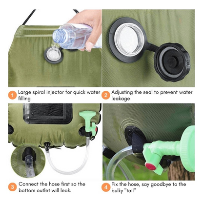 Solar Shower Foldable 20L Quick Heating
