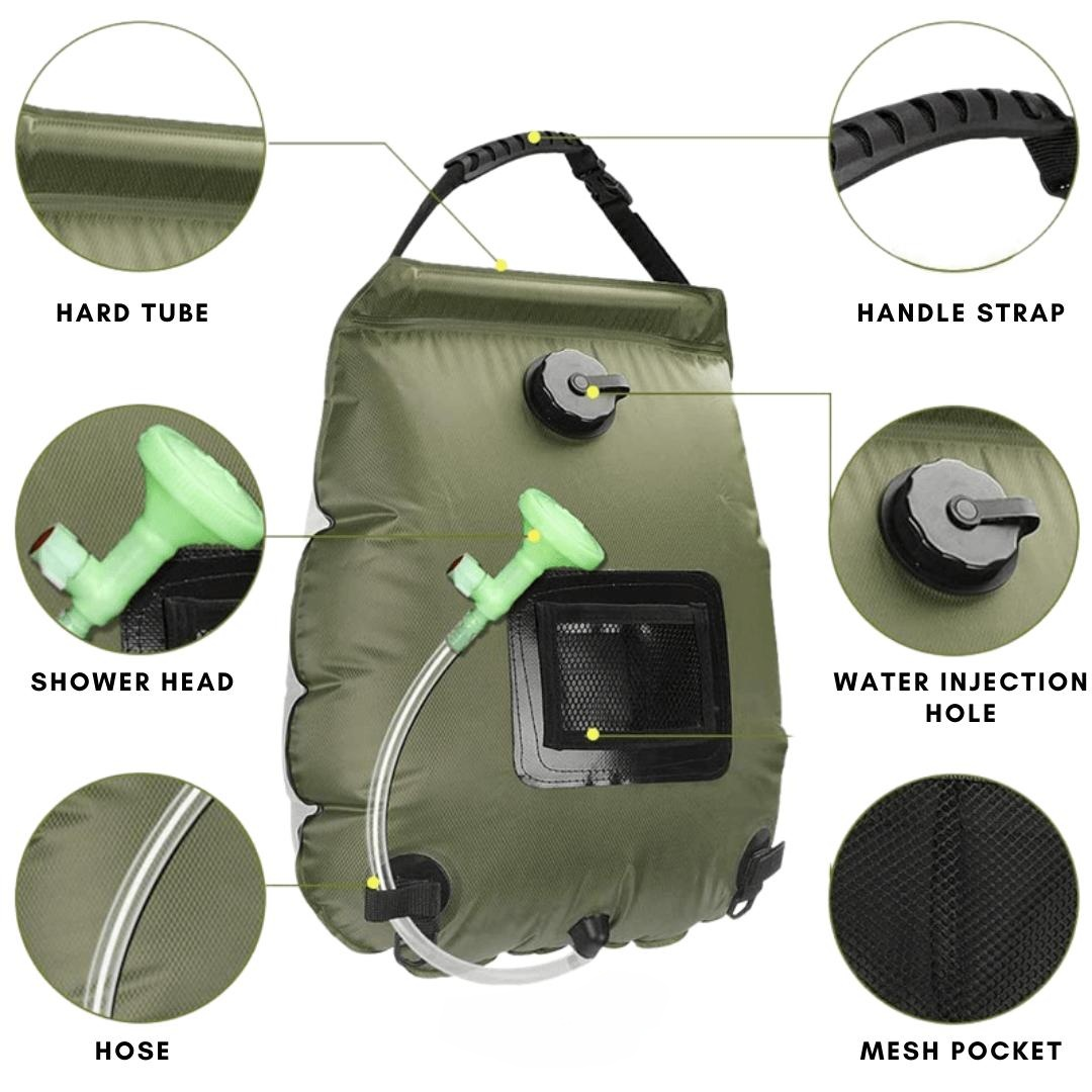 Solar Shower Foldable 20L Quick Heating