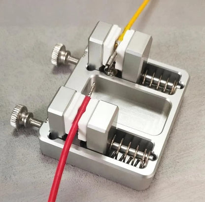 Soldering Clamp Double Jaw 0.43 Inch Opening Heat-Resistant Jaws