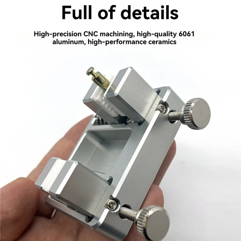 Soldering Clamp Double Jaw 0.43 Inch Opening Heat-Resistant Jaws