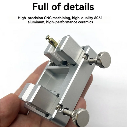 Soldering Clamp Double Jaw 0.43 Inch Opening Heat-Resistant Jaws