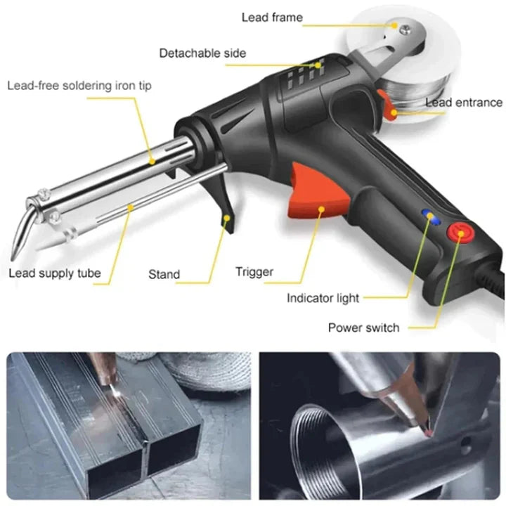 Soldering Gun Kit Trigger-Feed Pistol Grip Set
