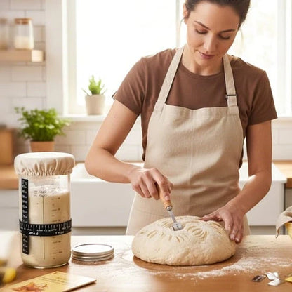 Sourdough Kit Real-Time Temperature Monitor Silicone Baskets