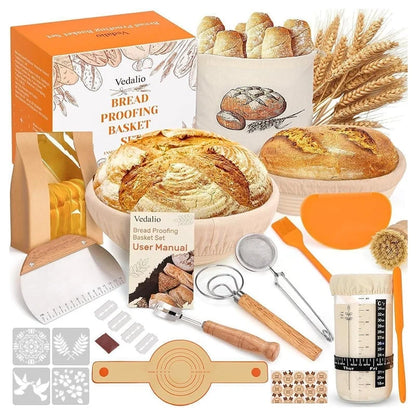 Sourdough Kit Real-Time Temperature Monitor Silicone Baskets
