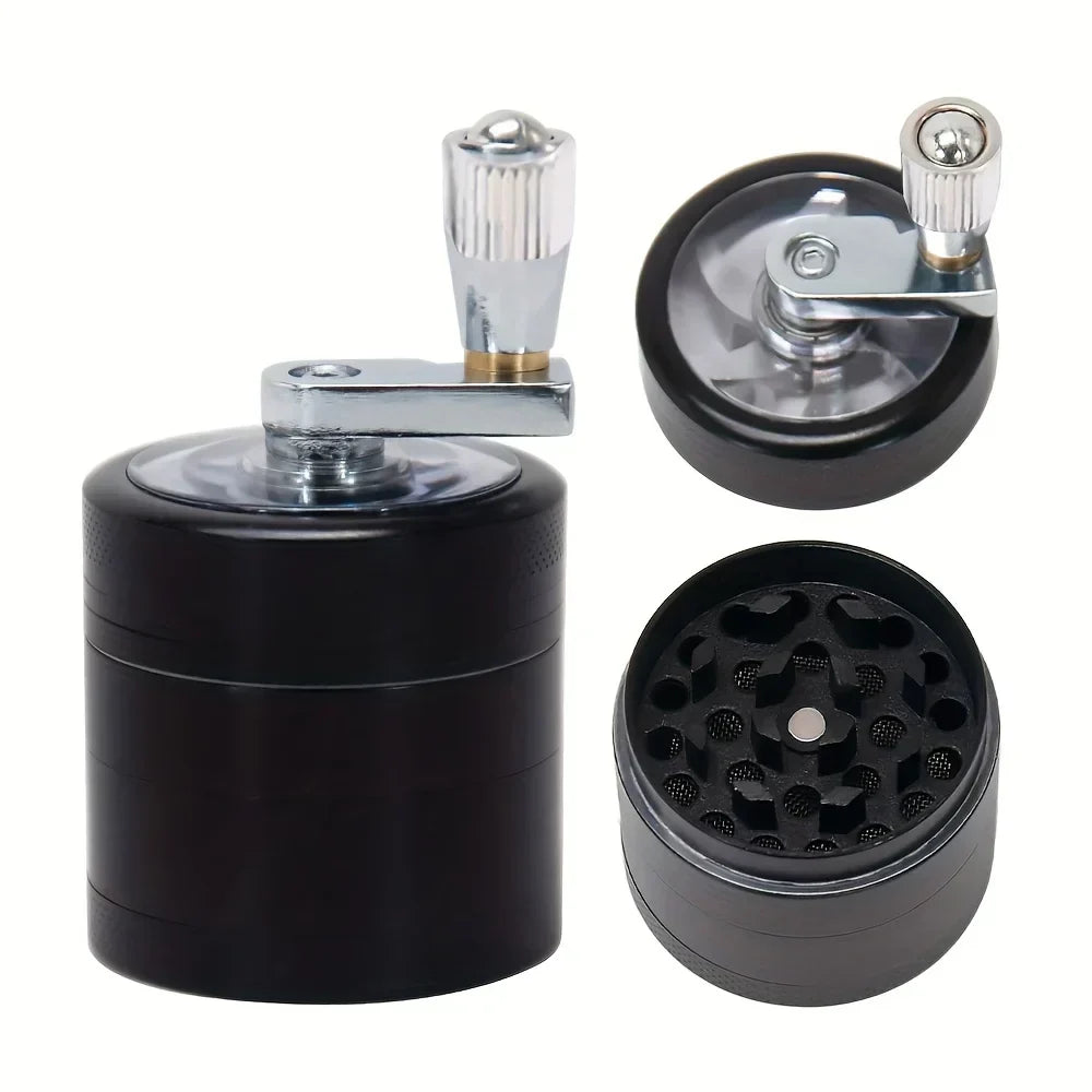 Spice Grinder Stainless Steel Ergonomic Crank & Adjustable Grind