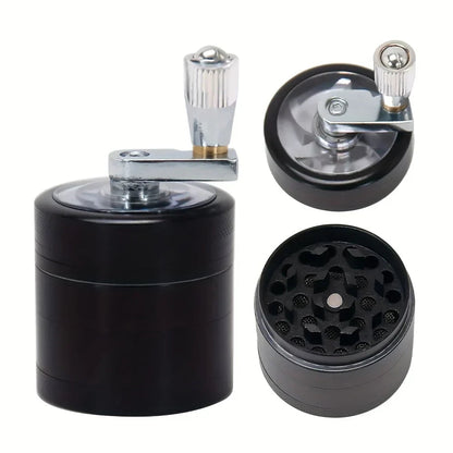 Spice Grinder Stainless Steel Ergonomic Crank & Adjustable Grind