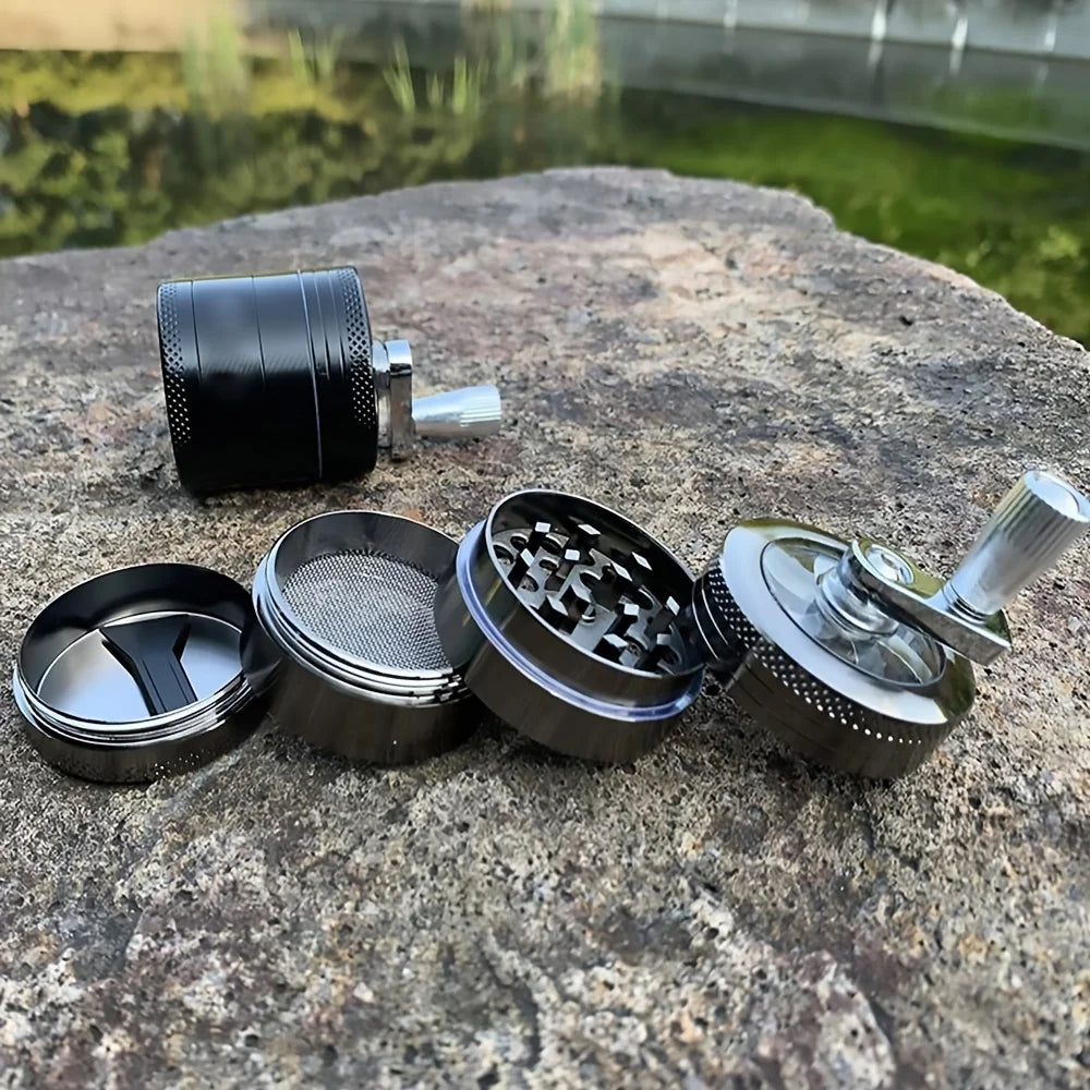 Spice Grinder Stainless Steel Ergonomic Crank & Adjustable Grind