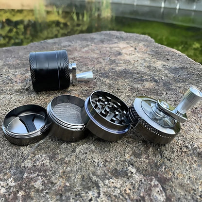 Spice Grinder Stainless Steel Ergonomic Crank & Adjustable Grind