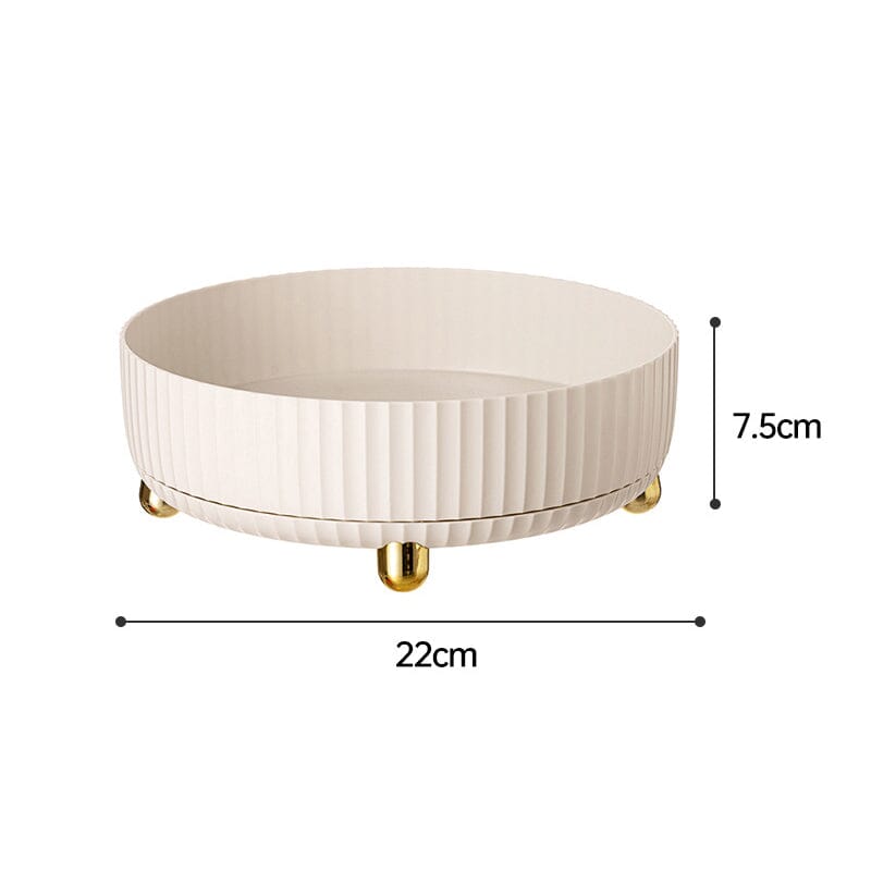 Spice Rack 360° Rotation Raised Edge & Removable Base