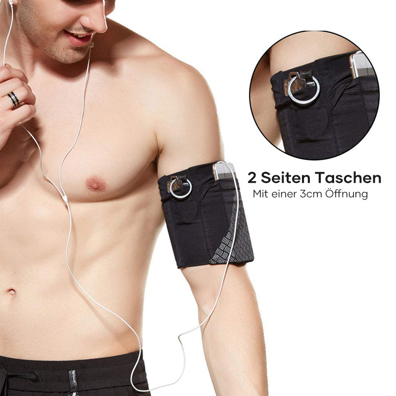 Sports Armband Secure Phone Pocket & Multiple Compartments