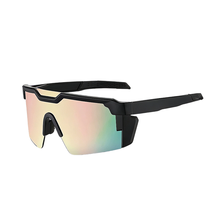 Sports Sunglasses UV400 Mirrored Non-Slip Grip