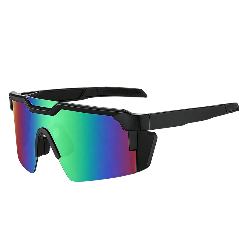 Sports Sunglasses UV400 Mirrored Non-Slip Grip