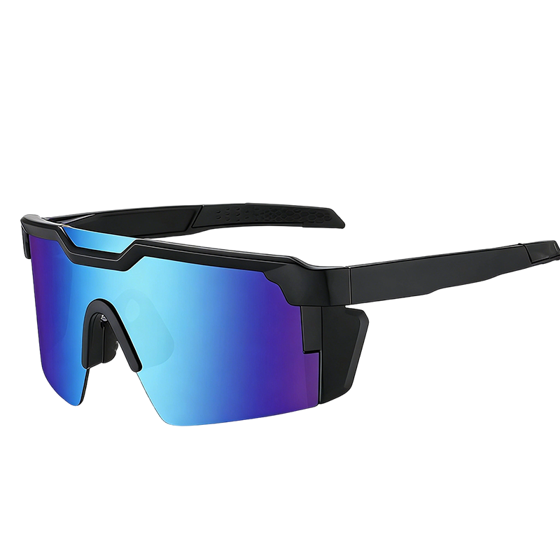 Sports Sunglasses UV400 Mirrored Non-Slip Grip