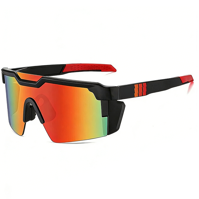Sports Sunglasses UV400 Mirrored Non-Slip Grip