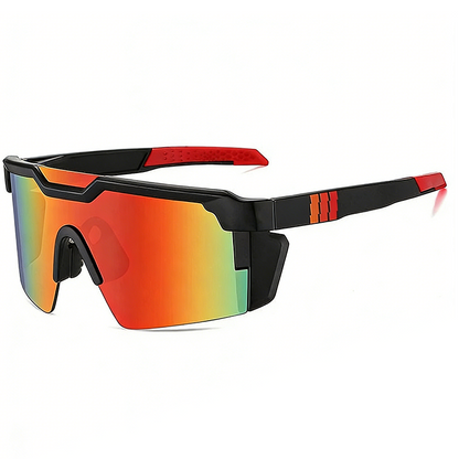 Sports Sunglasses UV400 Mirrored Non-Slip Grip