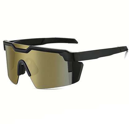 Sports Sunglasses UV400 Mirrored Non-Slip Grip