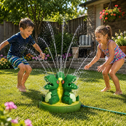 Sprinkler Dinosaur Interactive Garden Hose Attachment