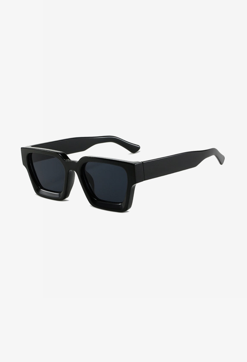 Square Sunglasses UV400 Anti-Reflective Lenses Lightweight Plastic Frame