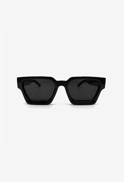 Square Sunglasses UV400 Anti-Reflective Lenses Lightweight Plastic Frame