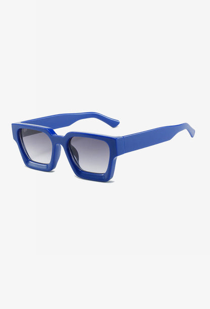 Square Sunglasses UV400 Anti-Reflective Lenses Lightweight Plastic Frame