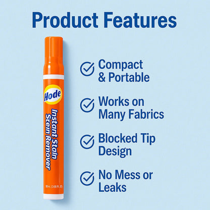 Stain Remover Pen Set of 3 pH-Neutral Leak-Proof Travel-Size