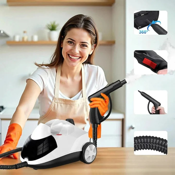 Steam Cleaner High-Pressure Quick Heat-Up 2L Tank