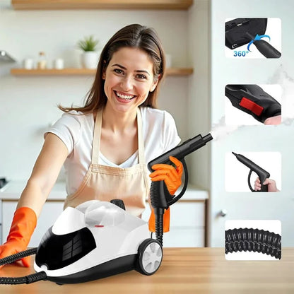 Steam Cleaner High-Pressure Quick Heat-Up 2L Tank