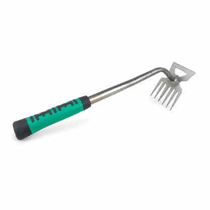 Steel Tines Non-Slip Handle Garden Rake