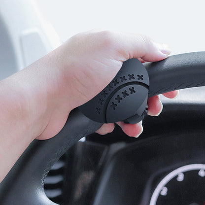 Steering Wheel Knob 360° Rotation Non-Slip Silicone Grip