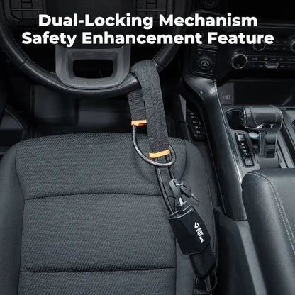 Steering Wheel Lock Cut-Resistant Cable Fits 69 Cm