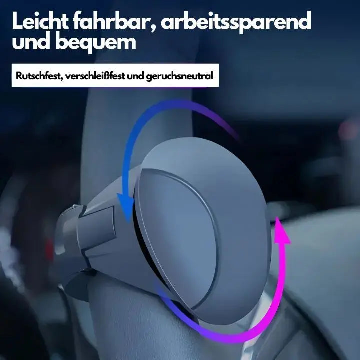 Steering Wheel Spinner Knob Ergonomic Grip Tool-Free Install