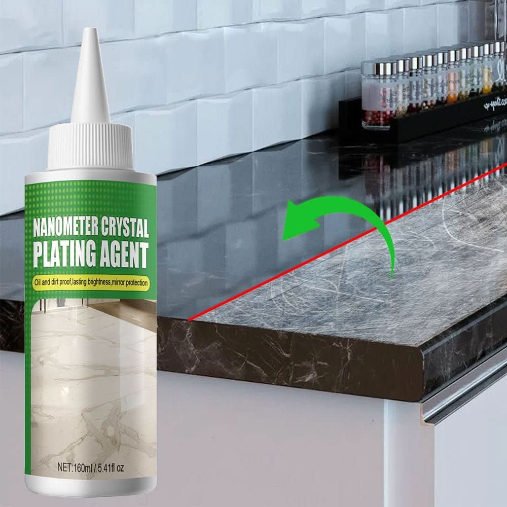Stone Surface Sealant Nano-Silicone High-Gloss Non-Toxic Set of 2
