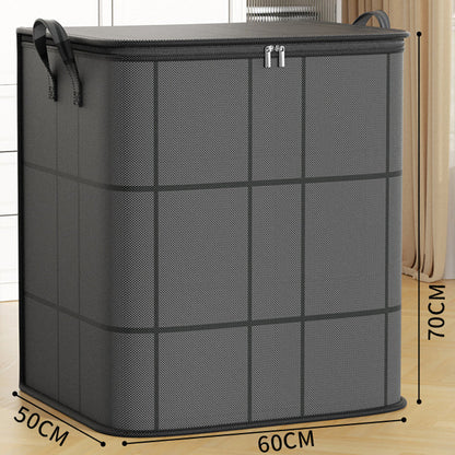 Storage Bag Tear-Resistant Non-Woven Reinforced Handles & All-Around Zipper