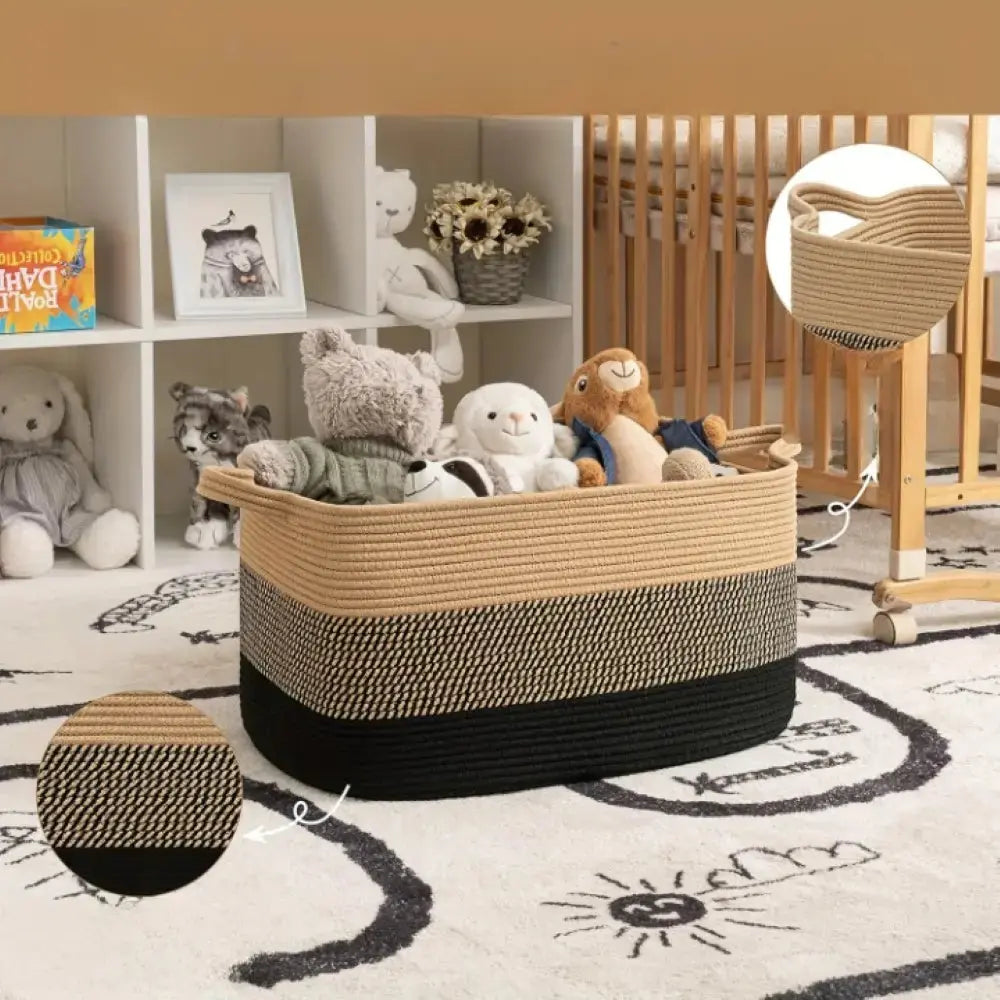 Storage Basket 55 L Foldable & Washable Polyester