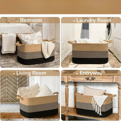Storage Basket 55 L Foldable & Washable Polyester