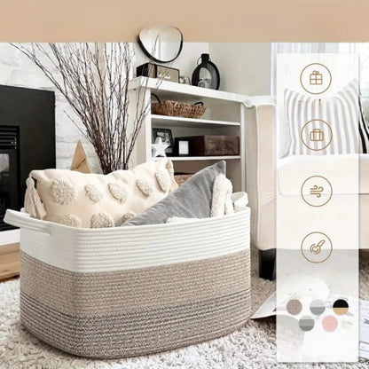 Storage Basket 55 L Foldable & Washable Polyester