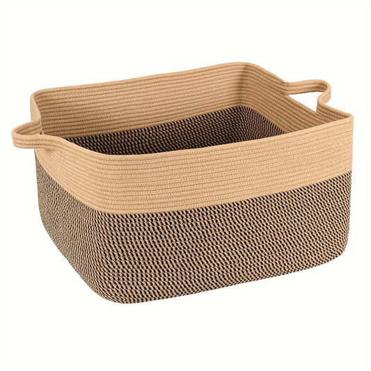 Storage Basket Woven Cotton-Polyester 45 L