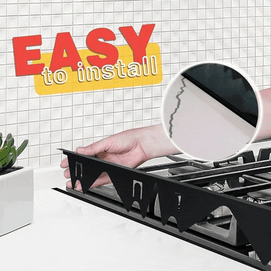 Stove Gap Cover Telescopic Adjustable Stainless Steel & Dishwasher-Safe