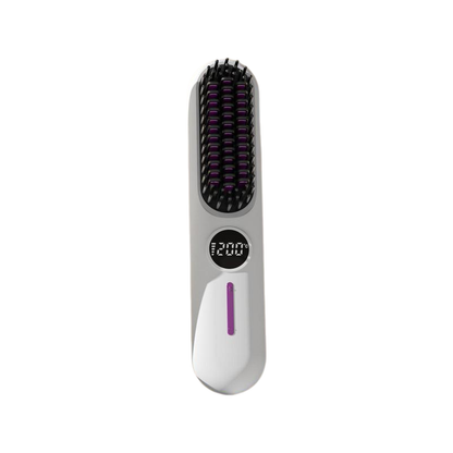 Straightening Brush Cordless Ceramic Digital Temperature Display