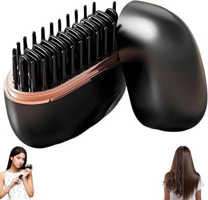 Straightening Brush Cordless USB-C 3 Heat Settings