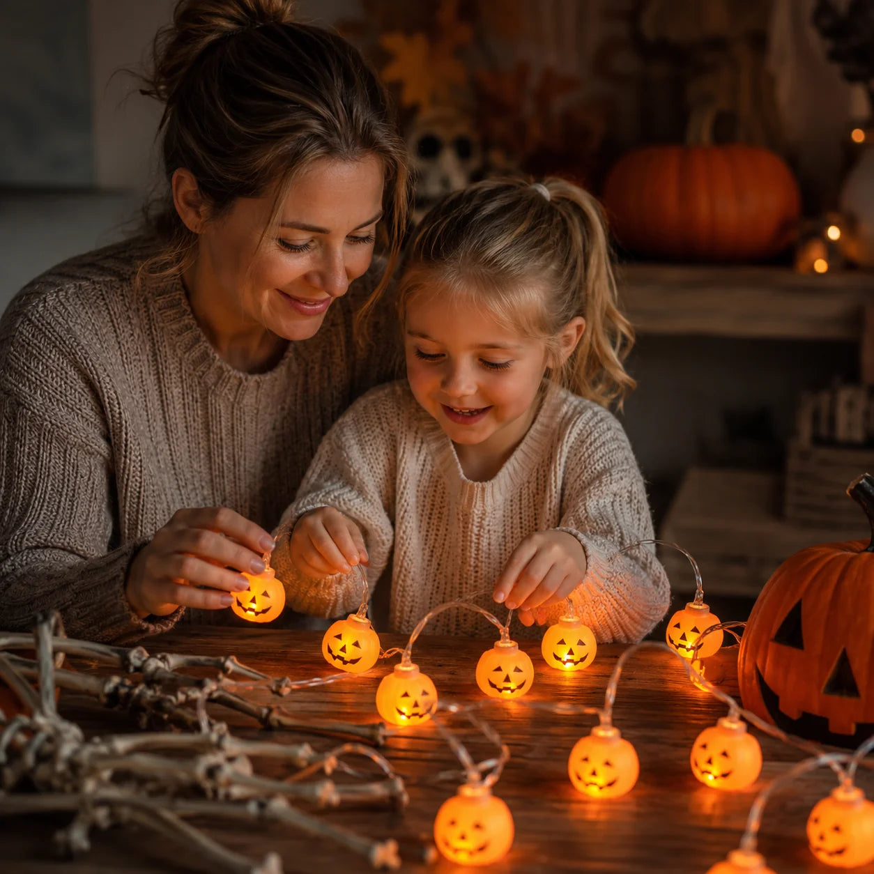 String Lights Cartoon Motifs Battery-Powered Indoor & Outdoor