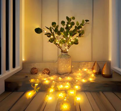 String Lights Olive Branch Warm White LED 2 Meter