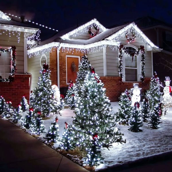 String Lights Solar Powered 8 Modes Weatherproof