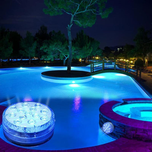 Submersible LED Light IP68 16 Color Modes Remote Control
