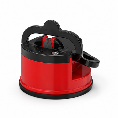 Suction-Cup Base And Automatic Angle Guide Manual Knife Sharpener